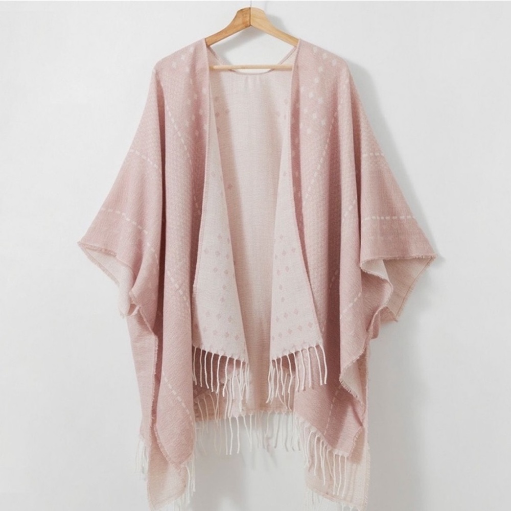 Knit Kimono Cardigan Blush By Gentle Fawn